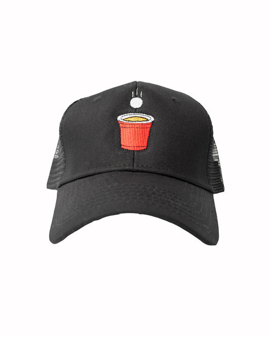 "Beer pong" - Gorra negra de red